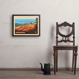 Acadia National Park: 100th Anniversary (Horizontal) - Art Print, 18x24 / Simple / Brown