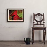 Pastel Painting: Redhead (Cardinal) - Art Print, 18x24 / Simple / Brown