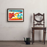 Chill in the Ville (Horizontal) - Art Print, 18x24 / Simple / Brown