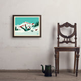 Yard Sale - Art Print, 18x24 / Simple / Brown