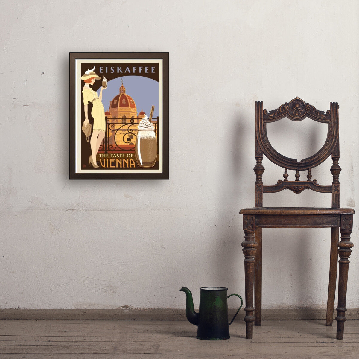 Eiskaffee: The Taste Of Vienna — Coffee Art Print – Anderson