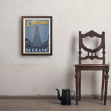 ...2026 Total Solar Eclipse: Reykjavik, Iceland - Art Print, 18x24 / Simple / Brown