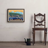 Alaska: Sitka - Art Print, 18x24 / Simple / Brown
