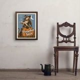 Witches' Brew Coffee Co. (Pumpkin Spice Blend) - Art Print, 18x24 / Simple / Brown