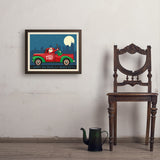 Nashville Or Bust - Art Print, 18x24 / Simple / Brown