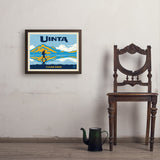 Salt Flat (Pub Poster) - Art Print, 18x24 / Simple / Brown