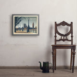 England: London, Horizontal - Art Print, 18x24 / Simple / Gray