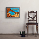 Natural Bridges National Monument, UT - Art Print, 18x24 / Simple / Gray