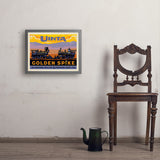 Golden Spike (Pub Poster) - Art Print, 18x24 / Simple / Gray