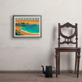 Monterey, California: Lovers Point Park - Art Print, 18x24 / Simple / Gray