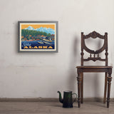 Alaska: Sitka - Art Print, 18x24 / Simple / Gray