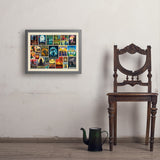 Literary Classics Collage (Horizontal) - Art Print, 18x24 / Simple / Gray