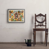 Coffee Collage (Horizontal) - Art Print, 18x24 / Simple / Gray