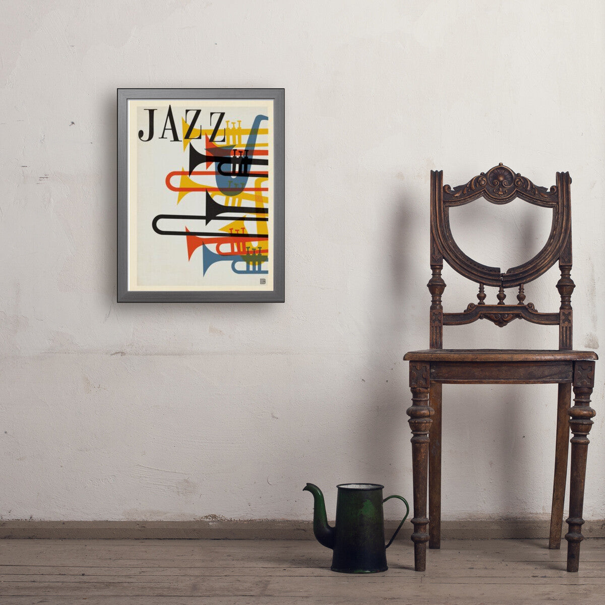 Mid-Century Jazz — Mid Century Modern Wall Art | Art Print