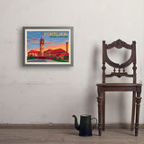 Portland, Oregon: Union Station - Art Print, 18x24 / Simple / Gray