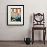 250th Anniversary USA: Mount Rushmore - Art Print, 18x24 / Standard / Black