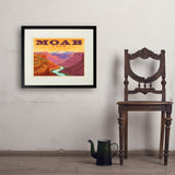 Moab, Utah: Canyon View - Art Print, 18x24 / Standard / Black