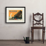 Yellowstone National Park: Old Faithful Inn - Art Print, 18x24 / Standard / Black