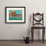 San Francisco: Palace of Fine Arts - Art Print, 18x24 / Standard / Black