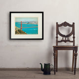 San Francisco: Golden Gate Bridge-Horizontal - Art Print, 18x24 / Standard / Black