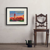 Portland, Oregon: Union Station - Art Print, 18x24 / Standard / Black
