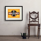 Music City: Vinyl Record (Horizontal) - Art Print, 18x24 / Standard / Black
