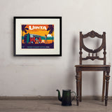 West Coast Surf Van (Pub Poster) - Art Print, 18x24 / Standard / Black
