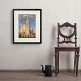 ...2026 Total Solar Eclipse: León, Spain - Art Print, 18x24 / Standard / Black