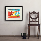 Chill in the Ville (Horizontal) - Art Print, 18x24 / Standard / Black