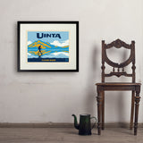 Salt Flat (Pub Poster) - Art Print, 18x24 / Standard / Black