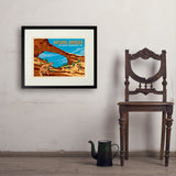 Natural Bridges National Monument, UT - Art Print, 18x24 / Standard / Black
