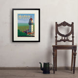 Heublein Tower - Art Print, 18x24 / Standard / Black