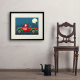 Nashville Or Bust - Art Print, 18x24 / Standard / Black