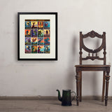 Legends Of The National Parks: 16-Image Print - Art Print, 18x24 / Standard / Black