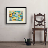 Coastal Collection Collage (Horizontal) - Art Print, 18x24 / Standard / Black