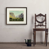 Yosemite National Park: Yosemite Valley (Horizontal) - Art Print, 18x24 / Standard / Brown