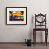 West Coast Surf Van (Pub Poster) - Art Print, 18x24 / Standard / Brown