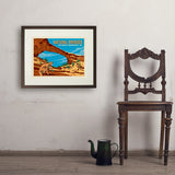 Natural Bridges National Monument, UT - Art Print, 18x24 / Standard / Brown