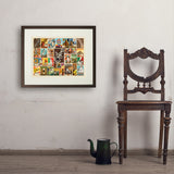 Coffee Collage (Horizontal) - Art Print, 18x24 / Standard / Brown