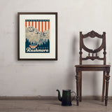 250th Anniversary USA: Mount Rushmore - Art Print, 18x24 / Standard / Brown