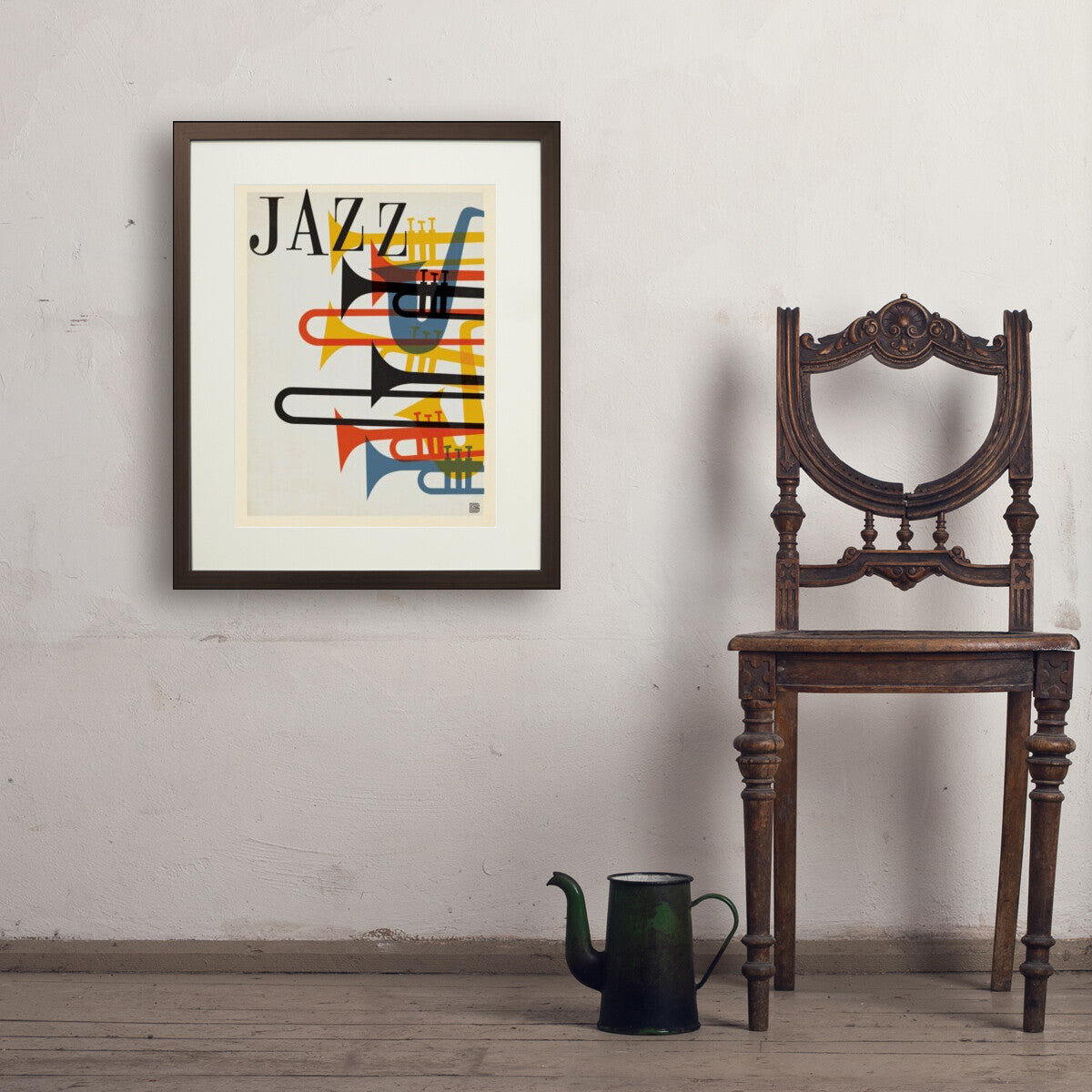 Mid-Century Jazz — Mid Century Modern Wall Art | Art Print