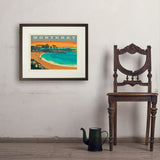 Monterey, California: Lovers Point Park - Art Print, 18x24 / Standard / Brown