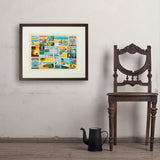 Coastal Collection Collage (Horizontal) - Art Print, 18x24 / Standard / Brown