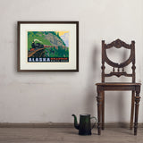 Alaska: Skagway - Art Print, 18x24 / Standard / Brown