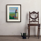 Heublein Tower - Art Print, 18x24 / Standard / Brown