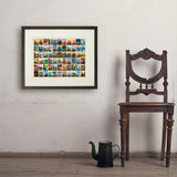 63 Image National Park Print (Horizontal) - Art Print, 18x24 / Standard / Brown