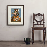 Witches' Brew Coffee Co. (Pumpkin Spice Blend) - Art Print, 18x24 / Standard / Brown