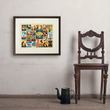 Dog Lover's Collage (Horizontal) - Art Print, 18x24 / Standard / Brown