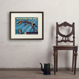 Washington, DC: Museum of Natural History - Art Print, 18x24 / Standard / Brown