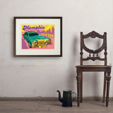 Memphis, TN: City Of Soul (Horizontal) - Art Print, 18x24 / Standard / Brown